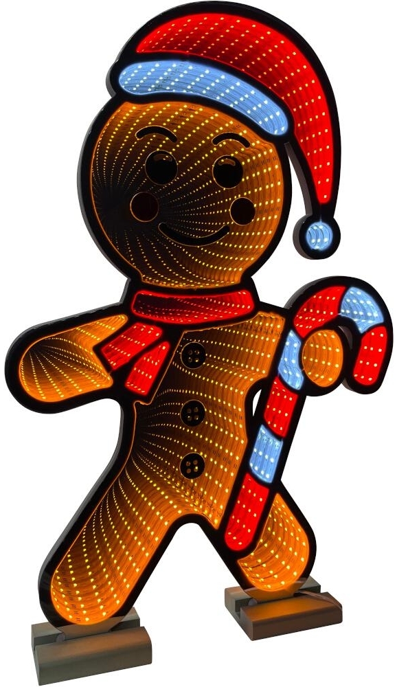 FHS Lebkuchenmann "Infinity" LED, 60 cm IP20, 6/18 Stunden-Timer Bild 1