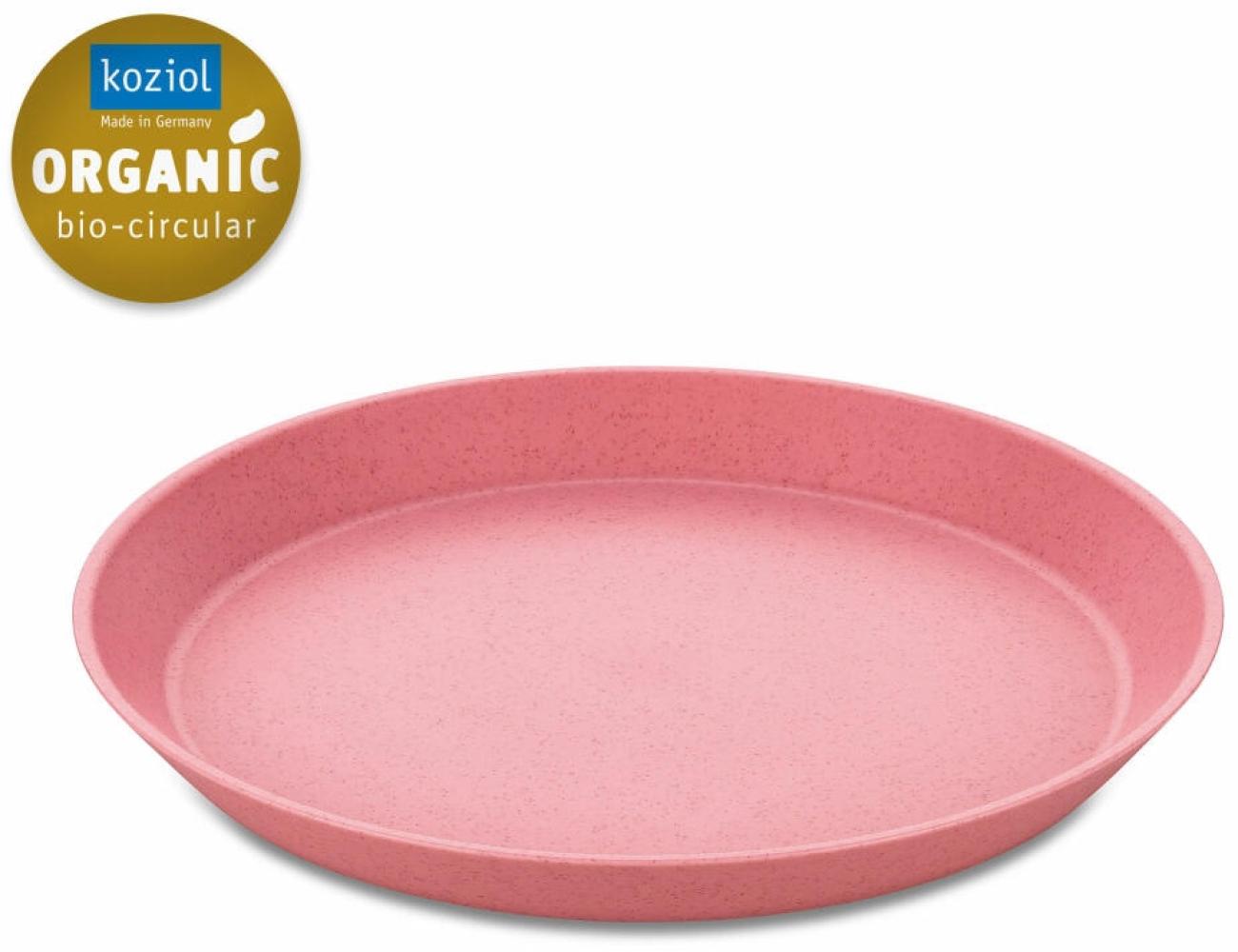 Koziol Kleiner Teller Connect Plate, Kuchenteller, Kunststoff, Organic Strawberry Ice Cream, 20. 5 cm, 3100707 Bild 1