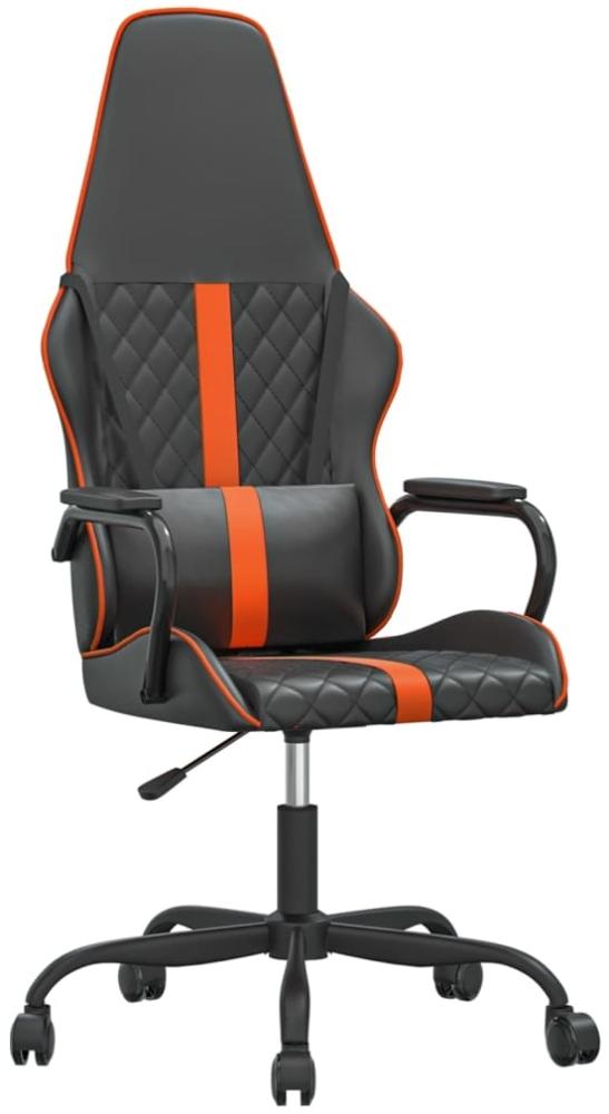 vidaXL Gaming-Stuhl Schwarz und Orange Kunstleder 3143793 Bild 1