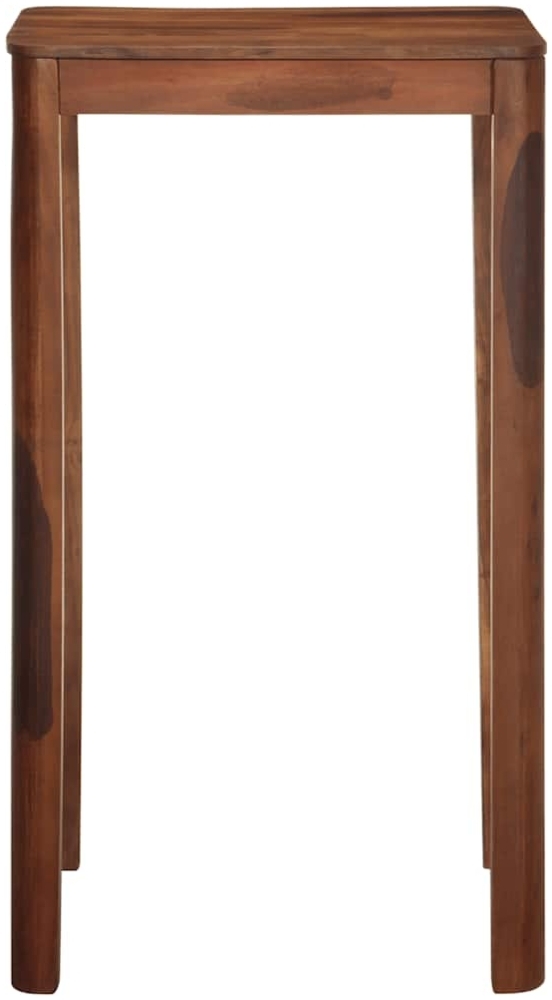 vidaXL Bartisch 60x60x107 cm Massivholz Akazie 4102370 Bild 1