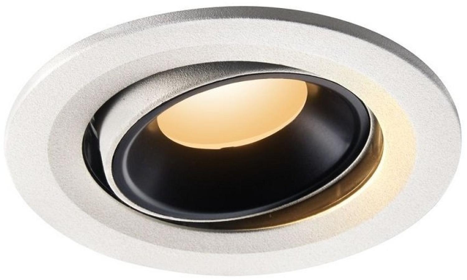 SLV 1005331 NUMINOS® MOVE S Deckeneinbauleuchte weiß schwarz 2700K 40° Bild 1