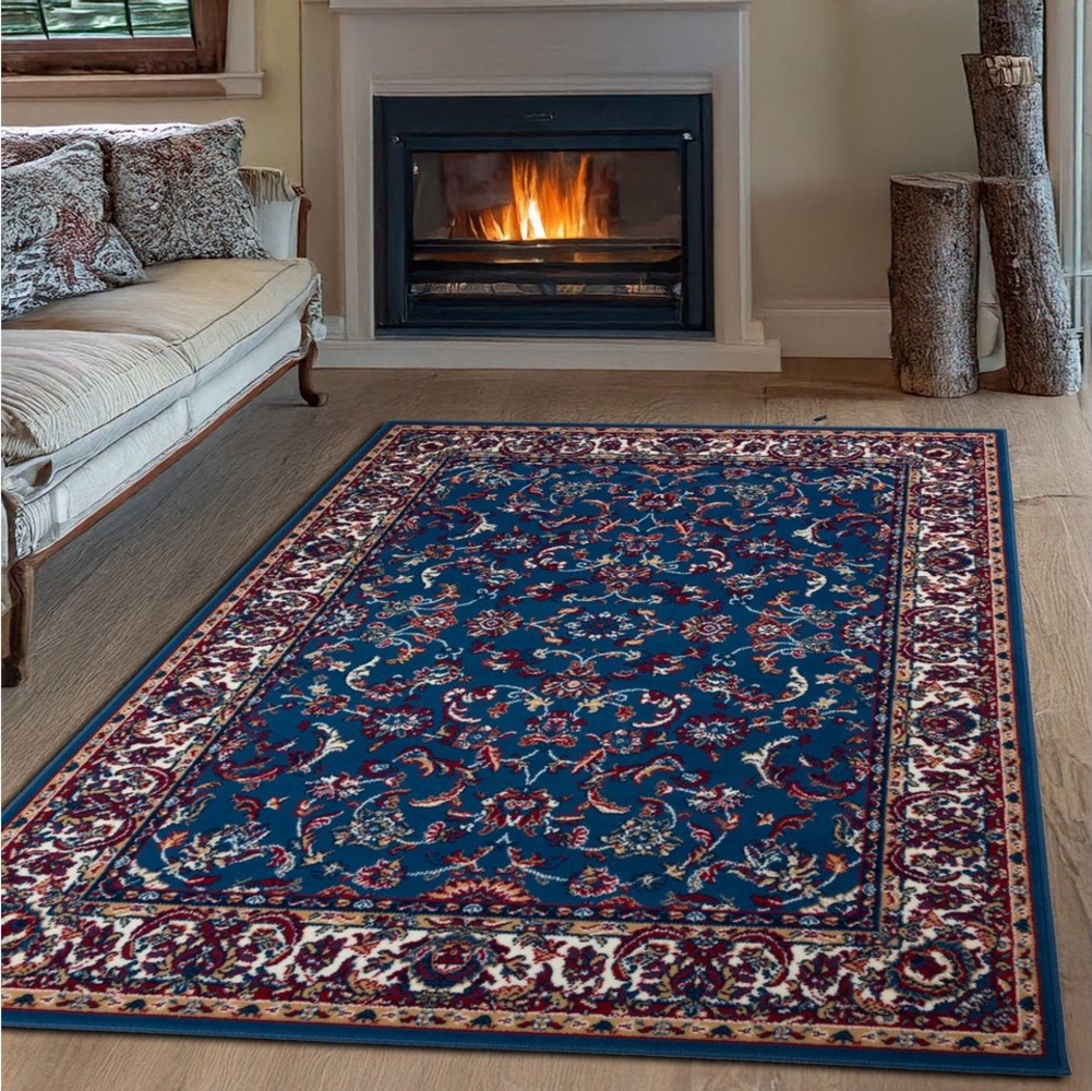 OTTO home Teppich Ezzo, mit Bordüre, Kurzflor, Made in Belgium, rechteckig, Höhe: 7 mm, Orient-Optik, Teppich, Wohnzimmer, Esszimmer, Schlafzimmer Bild 1