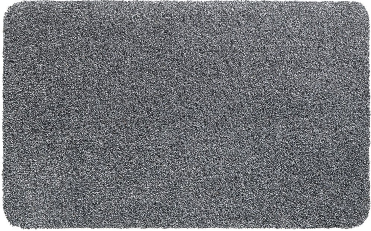 matches21 HOME & HOBBY Fußmatte Große Schmutzfangmatte für innen grau meliert in 50x80 cm, rechteckig, Höhe: 6 mm, Saugstarke Sauberlaufmatte als waschbarer Türmatte Fussabtreter Bild 1