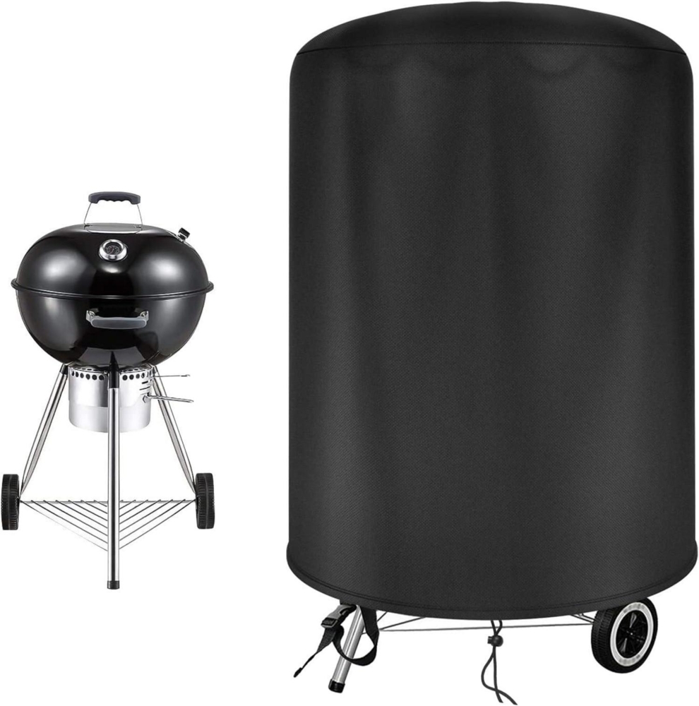 Raweao Grillabdeckung für Weber Kugelgrill 47cm 500D Oxford wasserdicht Bild 1