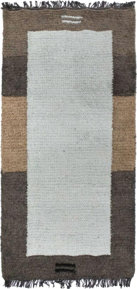 Morgenland Nepal Teppich - 140 x 70 cm - Beige Bild 1