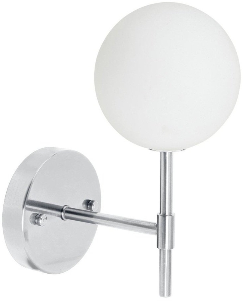 PR Home Sigma S Wandlampe in Kugelform chrom opal G9 25x12x19cm Bild 1