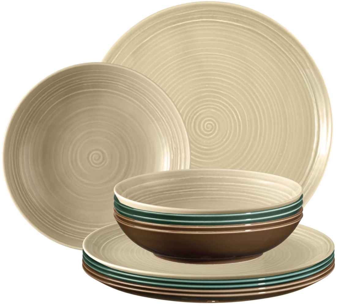 Seltmann Weiden Terra Tafelservice 12-teilig bunt Bild 1
