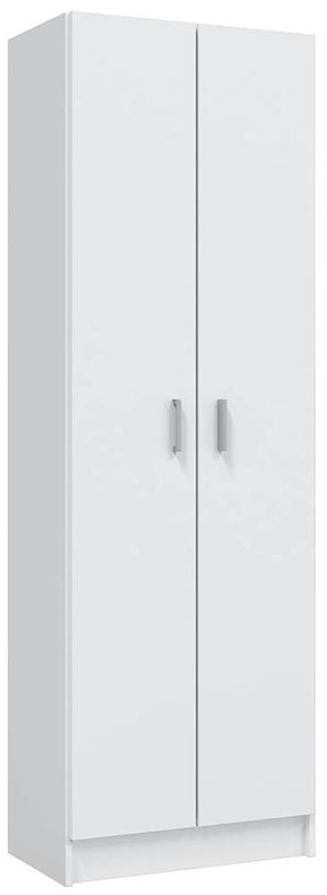 Mehrzweckschrank >Cupboard< in Weiß - 59x180x37 (BxHxT) Bild 1