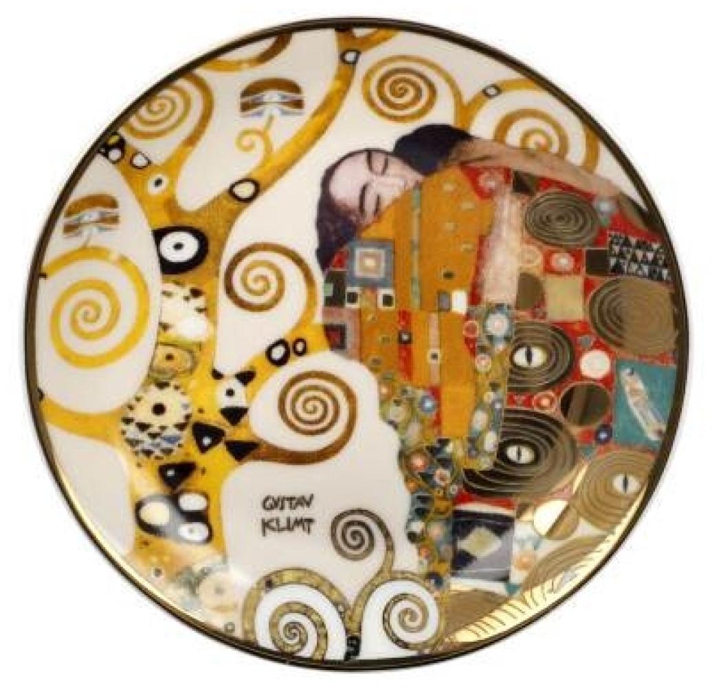 Goebel Miniteller Gustav Klimt - Die Erfüllung, Dekoteller, Teller, Artis Orbis, Fine Bone China, Bunt, 10 cm, 67063081 Bild 1