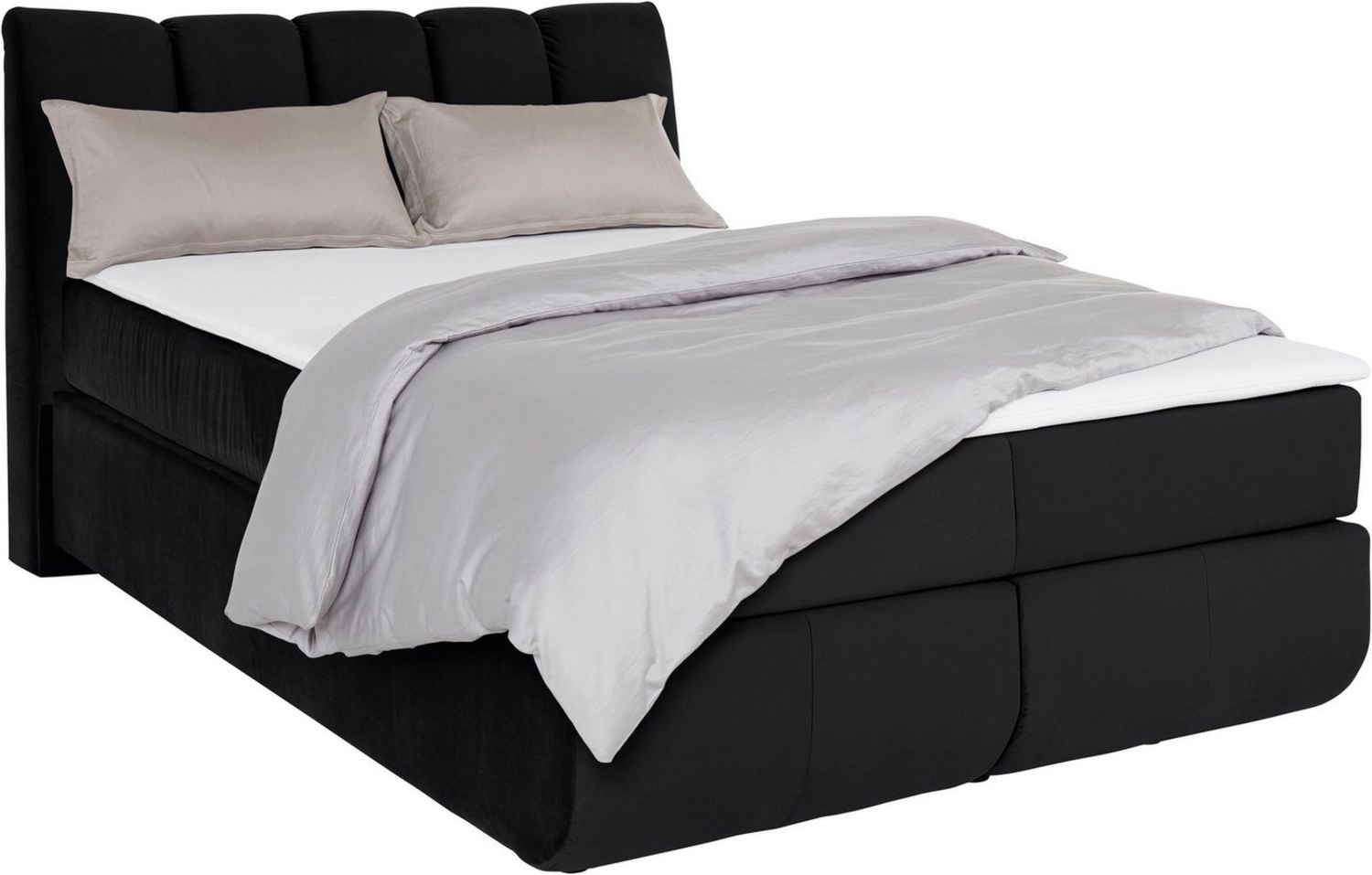 Leonique Boxspringbett Océane, Bodenfrei- wirkt freischwebend, verschiedene Härtegrade (auch H4) Bild 1
