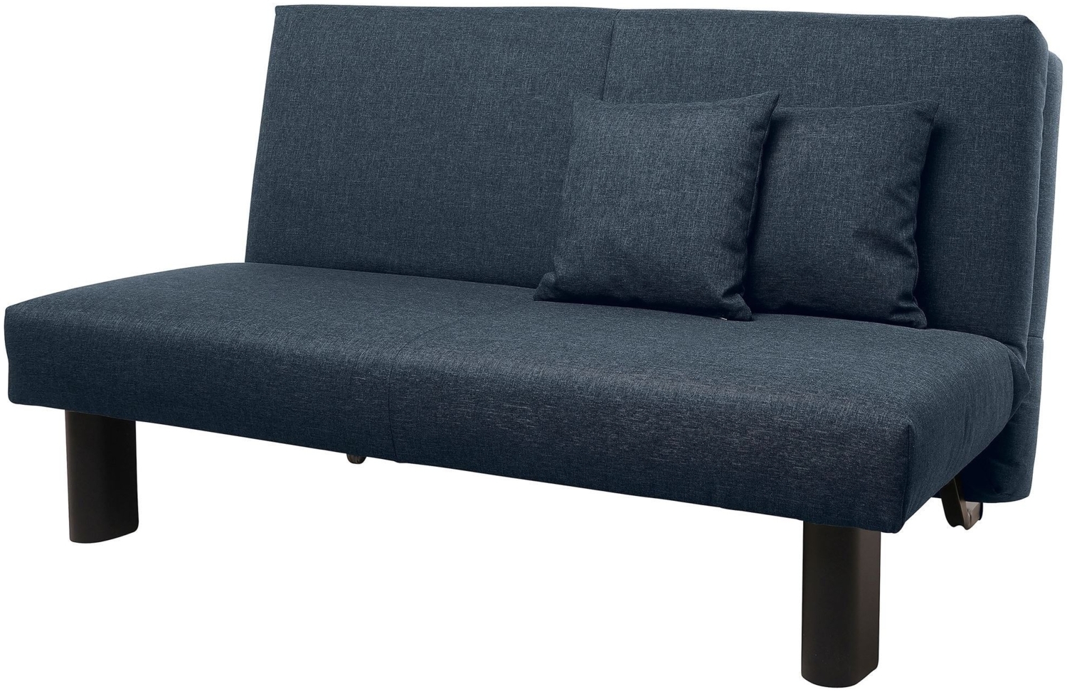 Faltsofa Kalomira Bezug Flachgewebe Metall schwarz / blau 21492 Bild 1