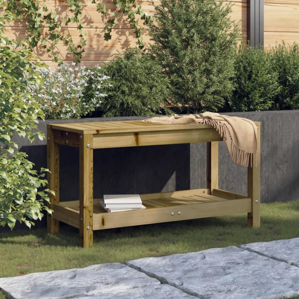 vidaXL Gartenbank 82,5x35x45 cm Imprägniertes Kiefernholz 832381 Bild 1