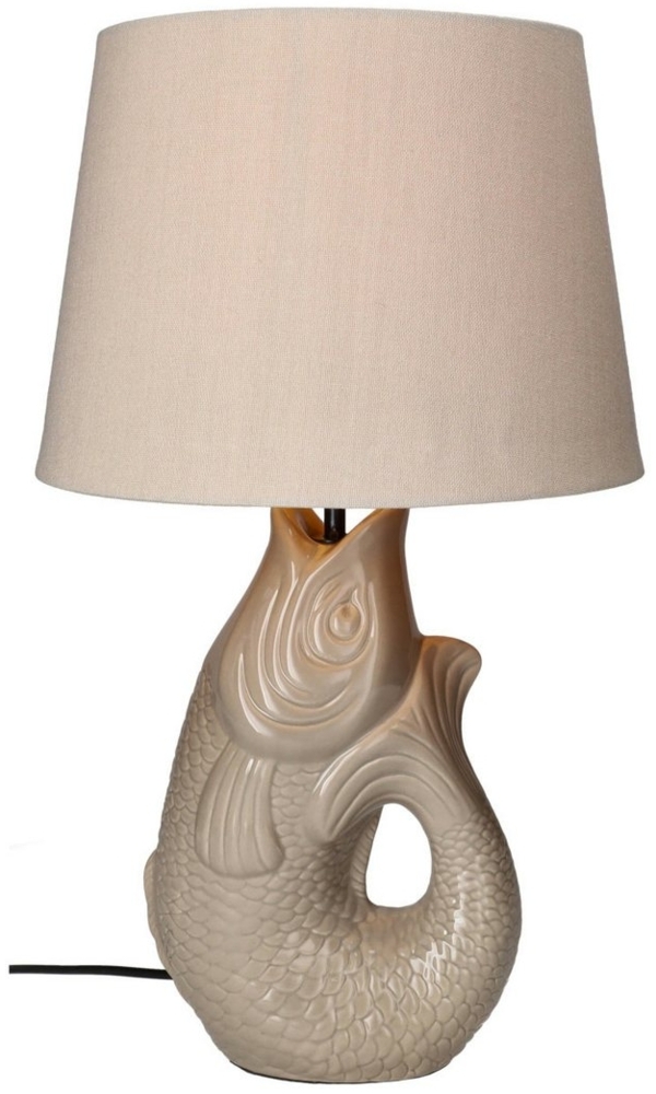 Giftcompany Tischleuchte Monsieur Carafon Fisch Lampe S sandstone 44cm Bild 1