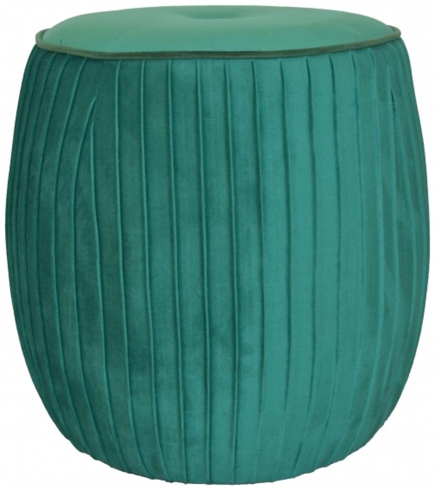 Sitzhocker/-pouf "Fabienne" grün Bild 1