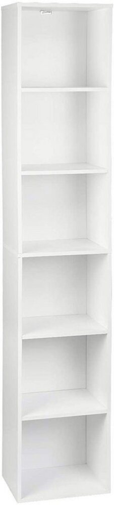 Woltu Bücherregal, 1-tlg, Aktenschrank, MDF, 6 Fächer, 30x24x158,5cm Bild 1