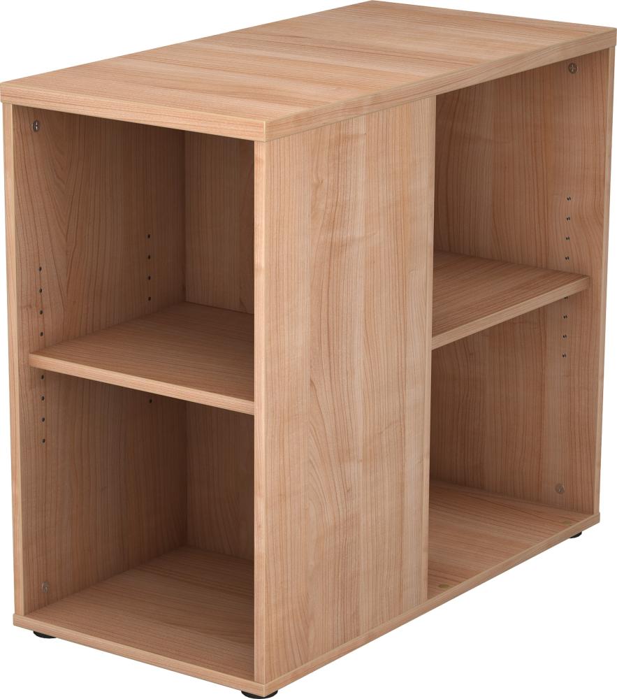 bümö Schreibtisch Schrank in Nussbaum, Container Schrank Büro für Ordner & Co. - Anstell-Container Schreibtisch, Schreibtisch Kommode, Büro Schrank Möbel, Bürocontainer, Schreibtischcontainer, 1630-N Bild 1