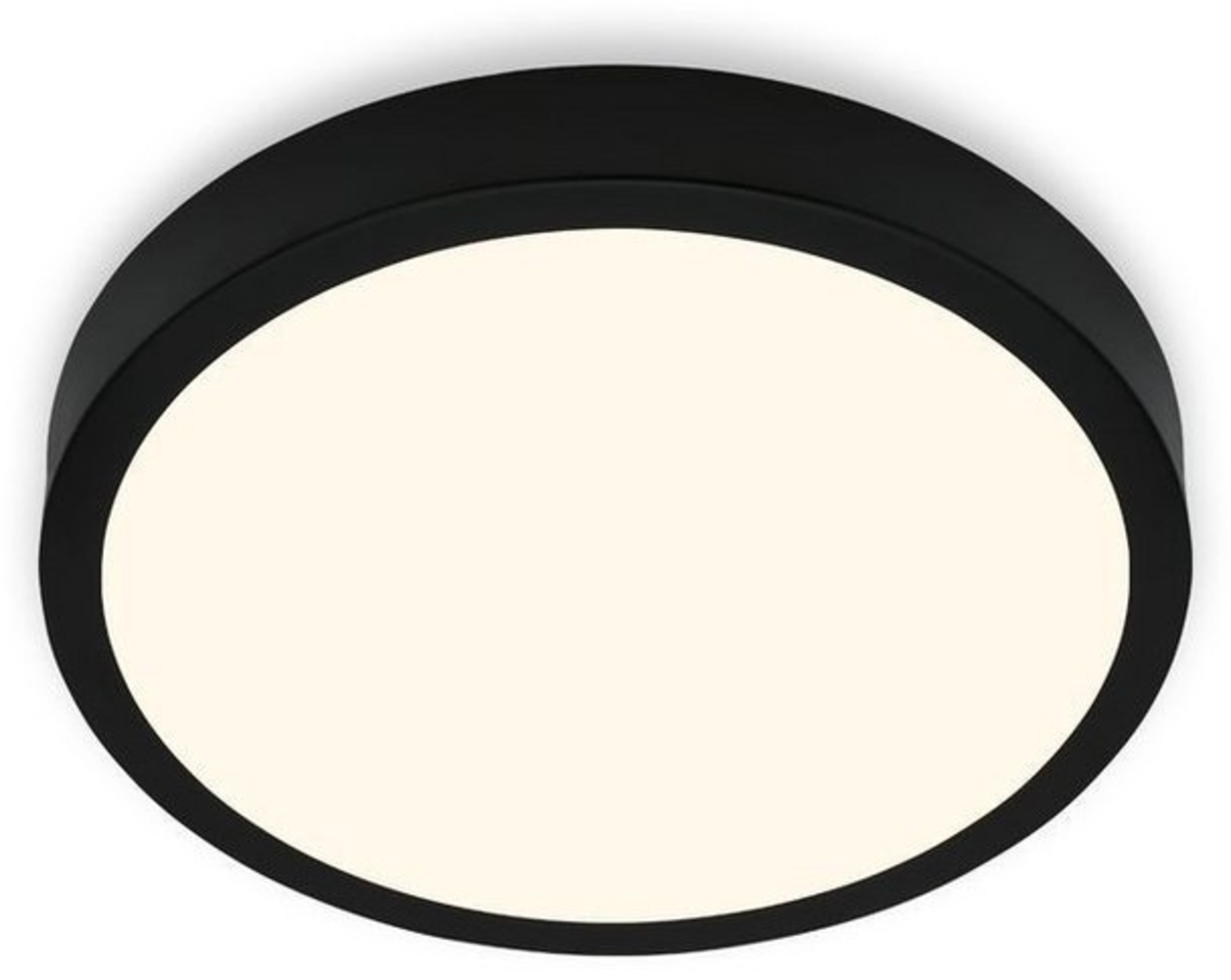 Briloner LED Deckenleuchte Runa Ø 28 cm, Metallrahmen schwarz Bild 1