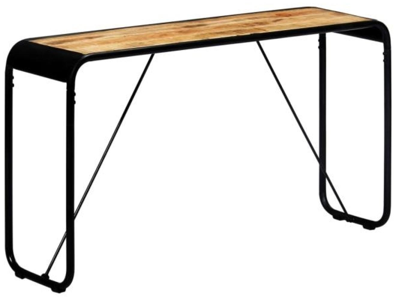 vidaXL Konsolentisch 140×35×76 cm Raues Massivholz Mango 247869 Bild 1
