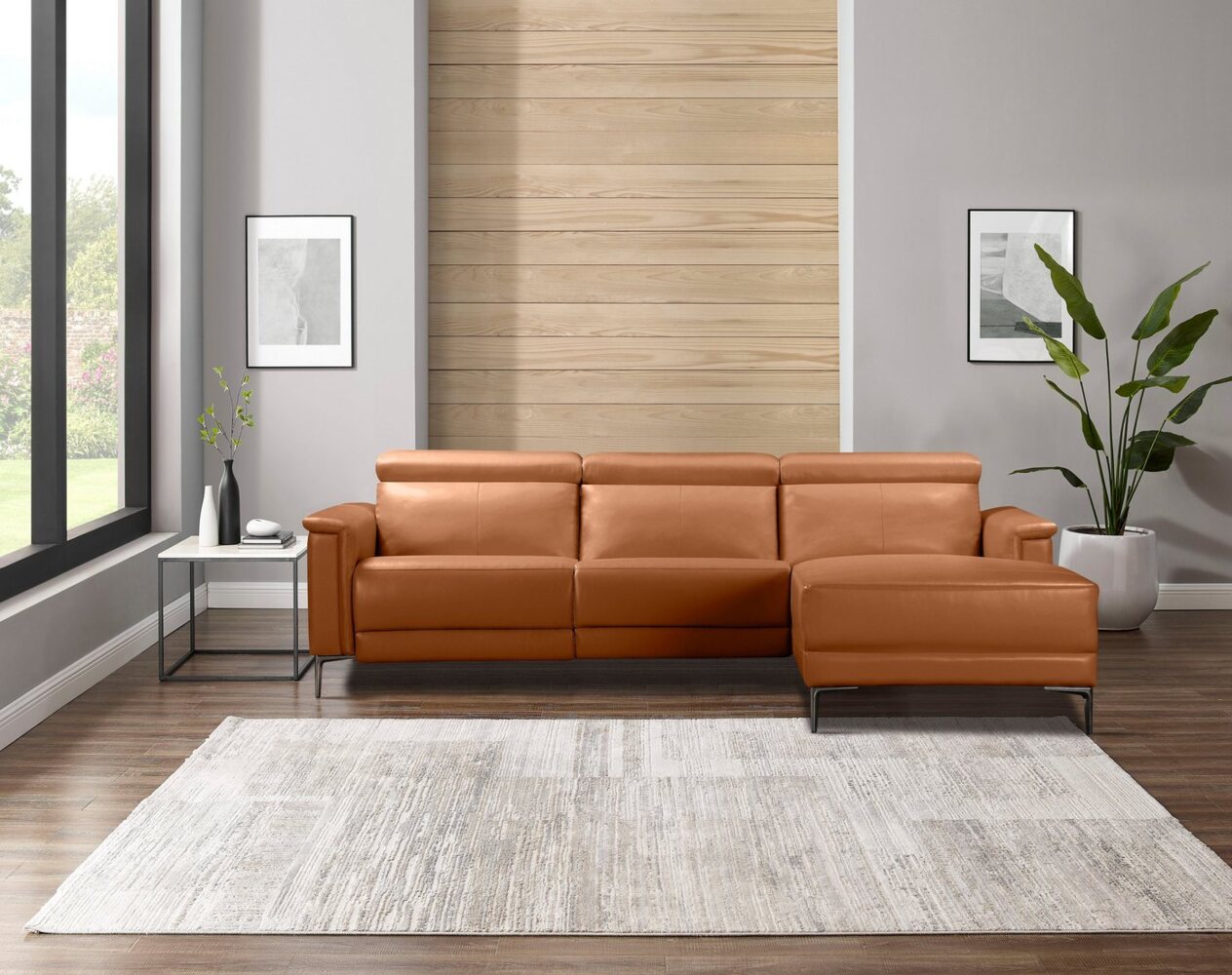 Places of Style Ecksofa Lund, L-Form, 261cm, mit man. o. elektr. Relaxfunktion und USB/ Kopfteilverstellg Bild 1