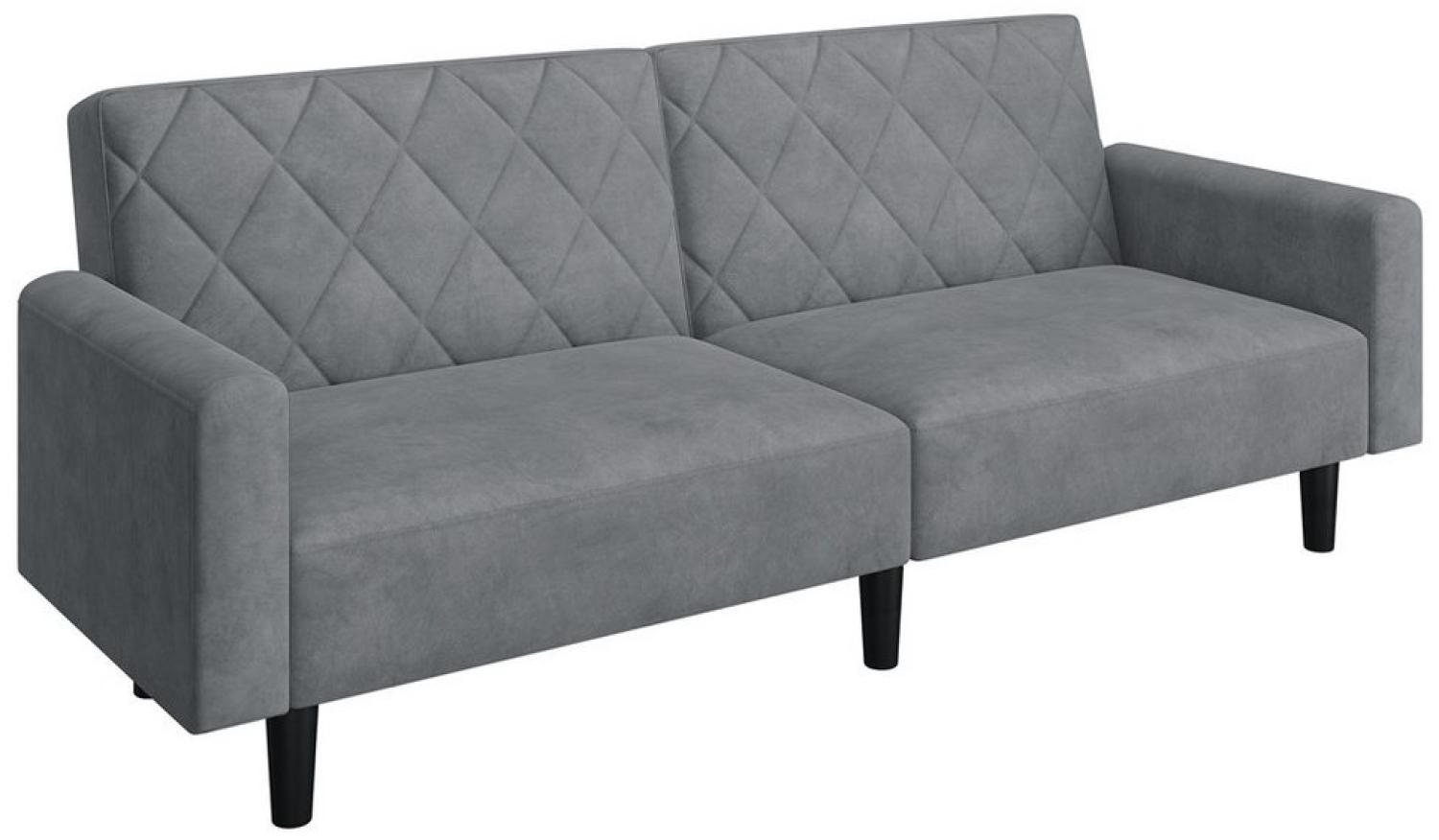 Yaheetech Schlafsofa 2 Sitzer Sofa mit Schlaffunktion, 140,5 × 94 cm Liegefläche Bild 1