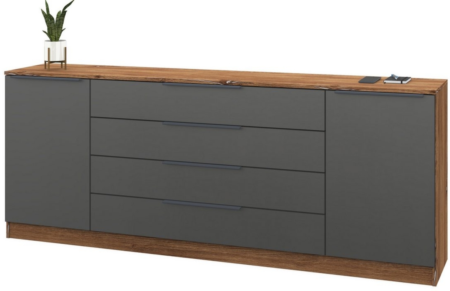 borchardt Möbel Sideboard Vaia, Breite 200cm, 4 Schubkästen Bild 1