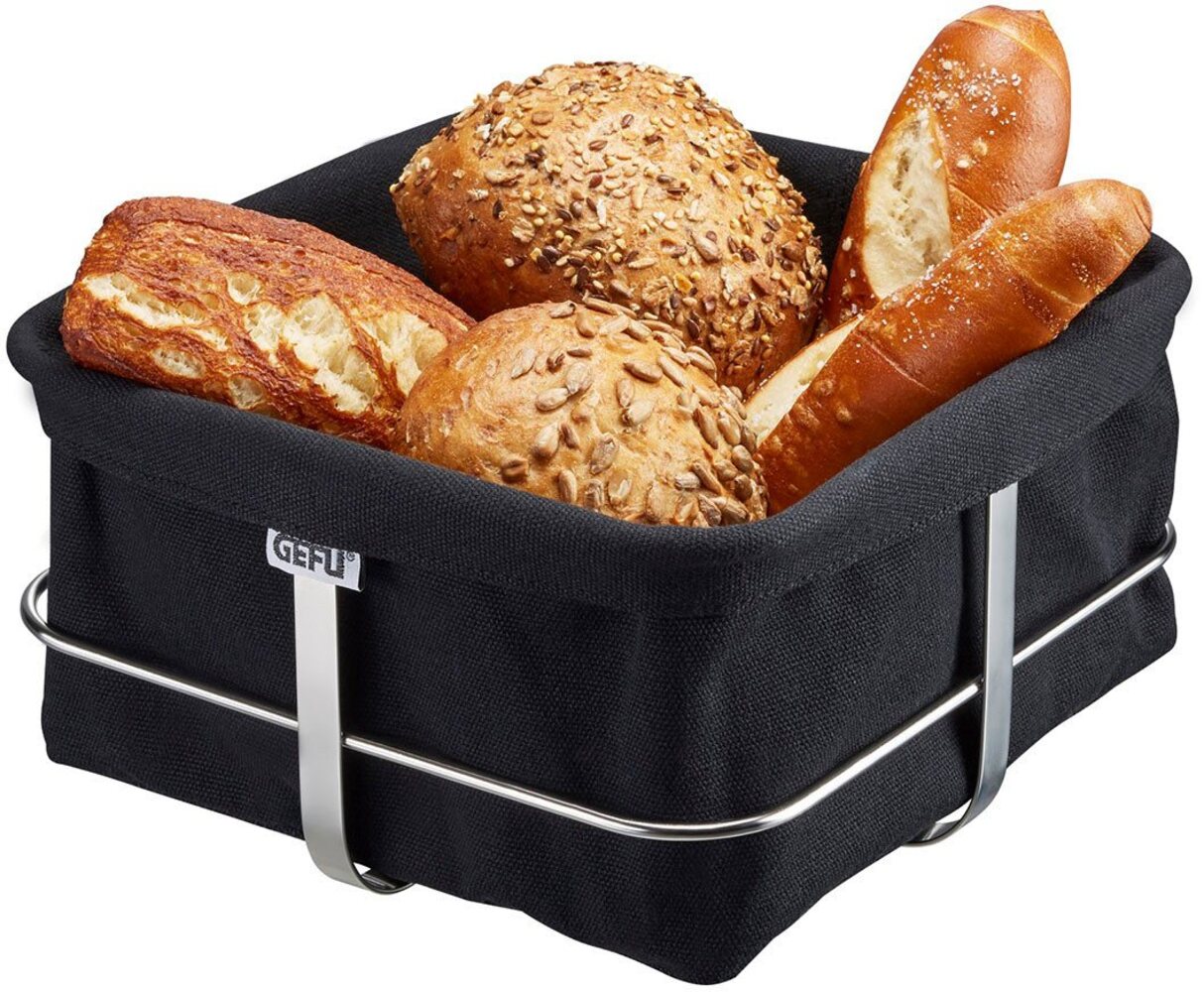 Gefu Brunch Brotkorb eckig schwarz Bild 1