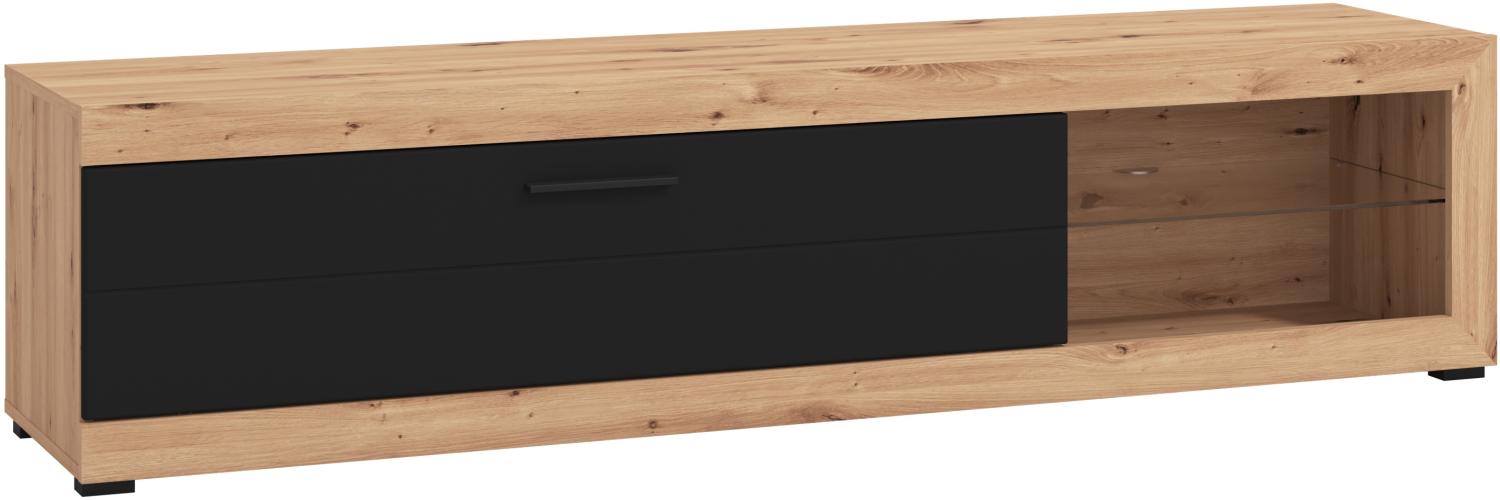 TV-Board >Ruma< in Artisan Eiche - 181 x 43,5 x 41,5 cm (BxHxT) Bild 1