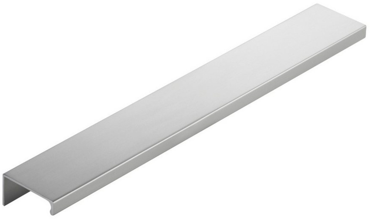 SO-TECH® Möbelgriff Griffleiste SW120 Länge 230 mm Chrom matt (10-St), Profilgriff zur rückwärtigen Frontinnenseiten Montage Bild 1