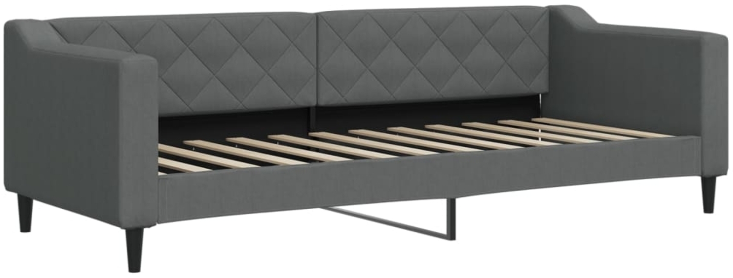 vidaXL Tagesbett Dunkelgrau 80x200 cm Stoff 354157 Bild 1