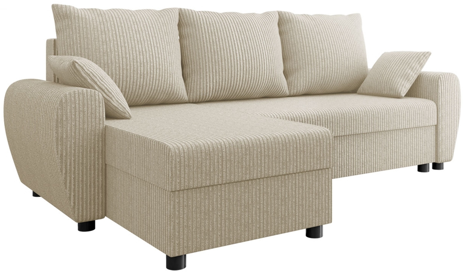 Ecksofa Satorin Cord (Farbe: Poso 100) Bild 1