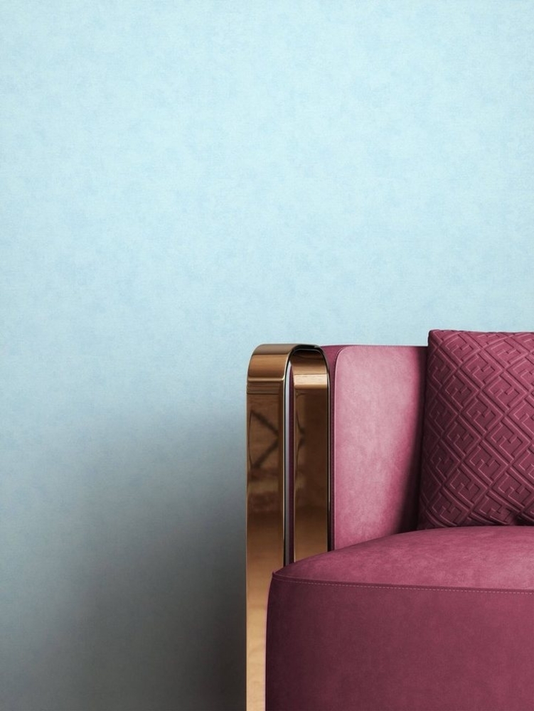 Newroom Vliestapete, Blau Tapete Uni Unifarbe - Einfarbig Türkis Modern Struktur für Wohnzimmer Schlafzimmer Küche Bild 1