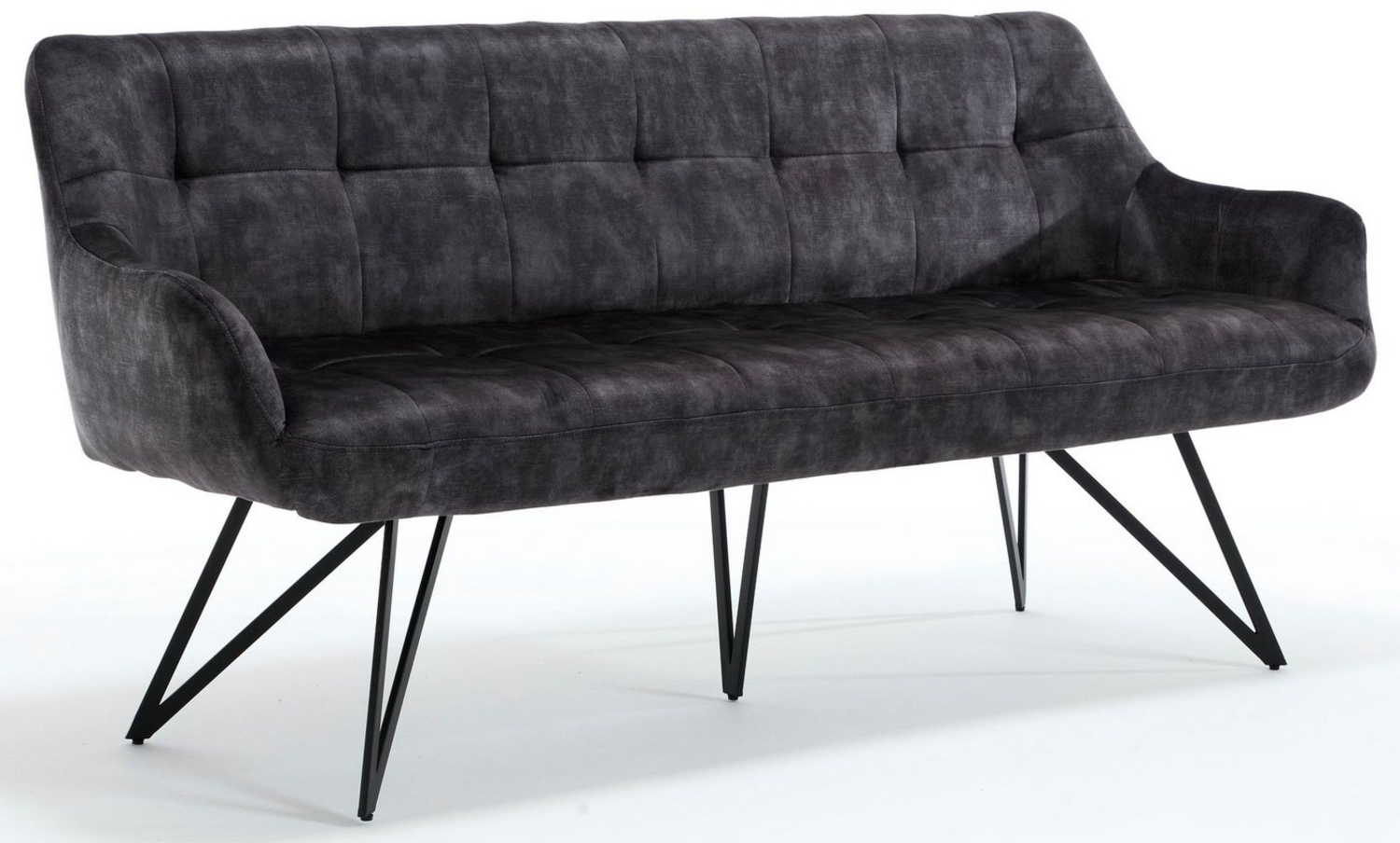 Home affaire Bank Soller, TOPSELLER! (Bank mit Steppung, OTTOs Choice), Kufengestell, gepolstert, mit Steppung Bild 1