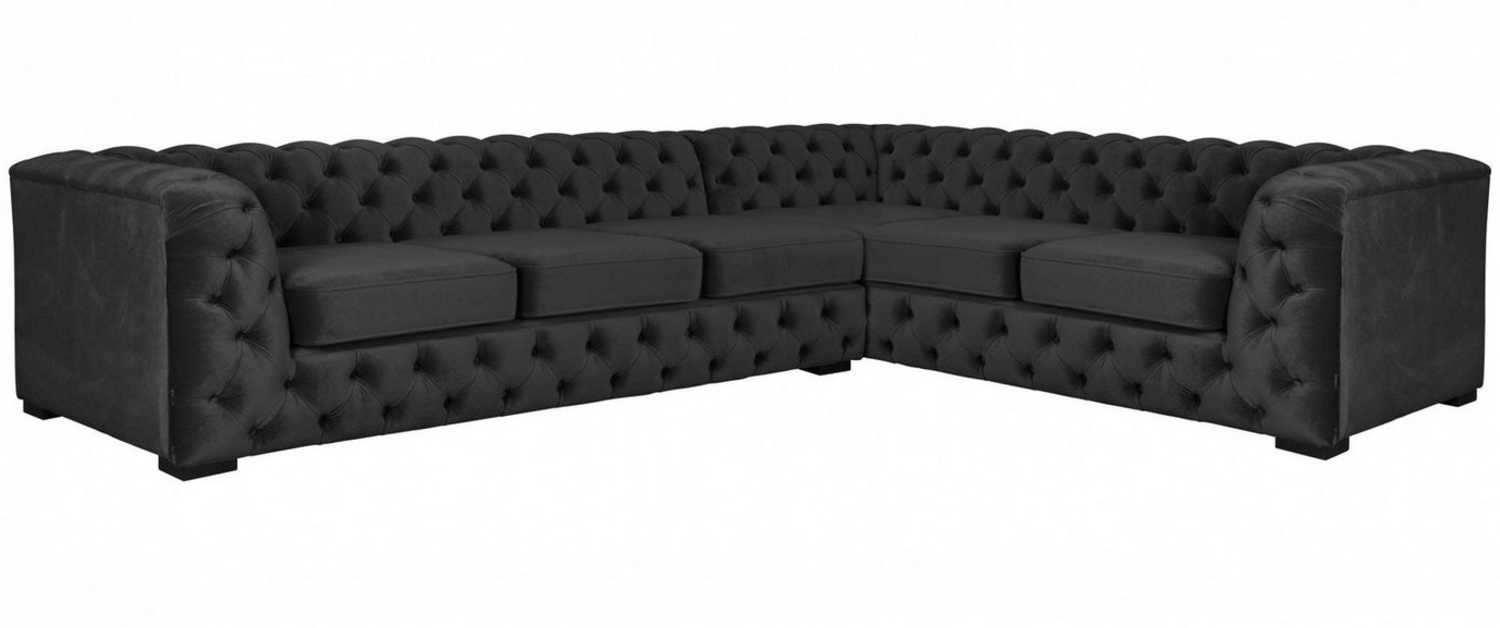 Guido Maria Kretschmer Home&Living Chesterfield-Sofa KALINA L-Form, hochwertig Chesterfield-Ausführung Bild 1