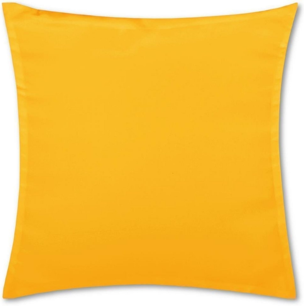 Kissenhülle Dekokissen Kissenbezug Microfaser - viele Größen und Farben Orange 40 x 40 cm Bild 1