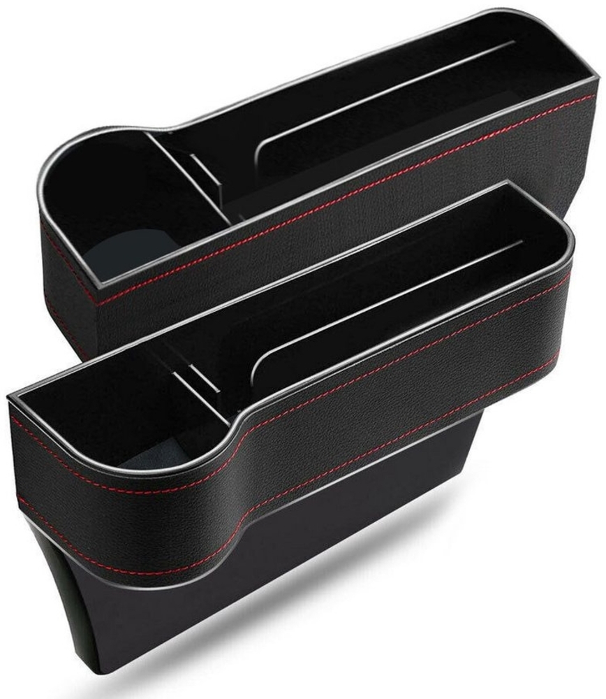 PODOFO Organizer 2 Stück Auto Aufbewahrungsbox, Leder Autositz Gap Aufbewahrungsbox (2 St) Bild 1
