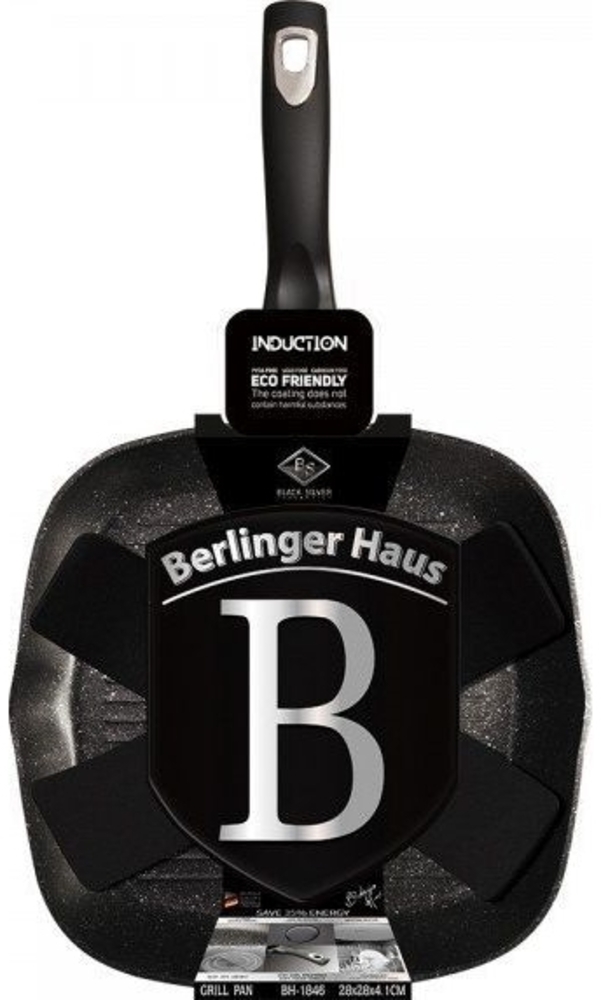 Berlinger Haus Granit-Grillpfanne, 28cm Black Silver Bild 1