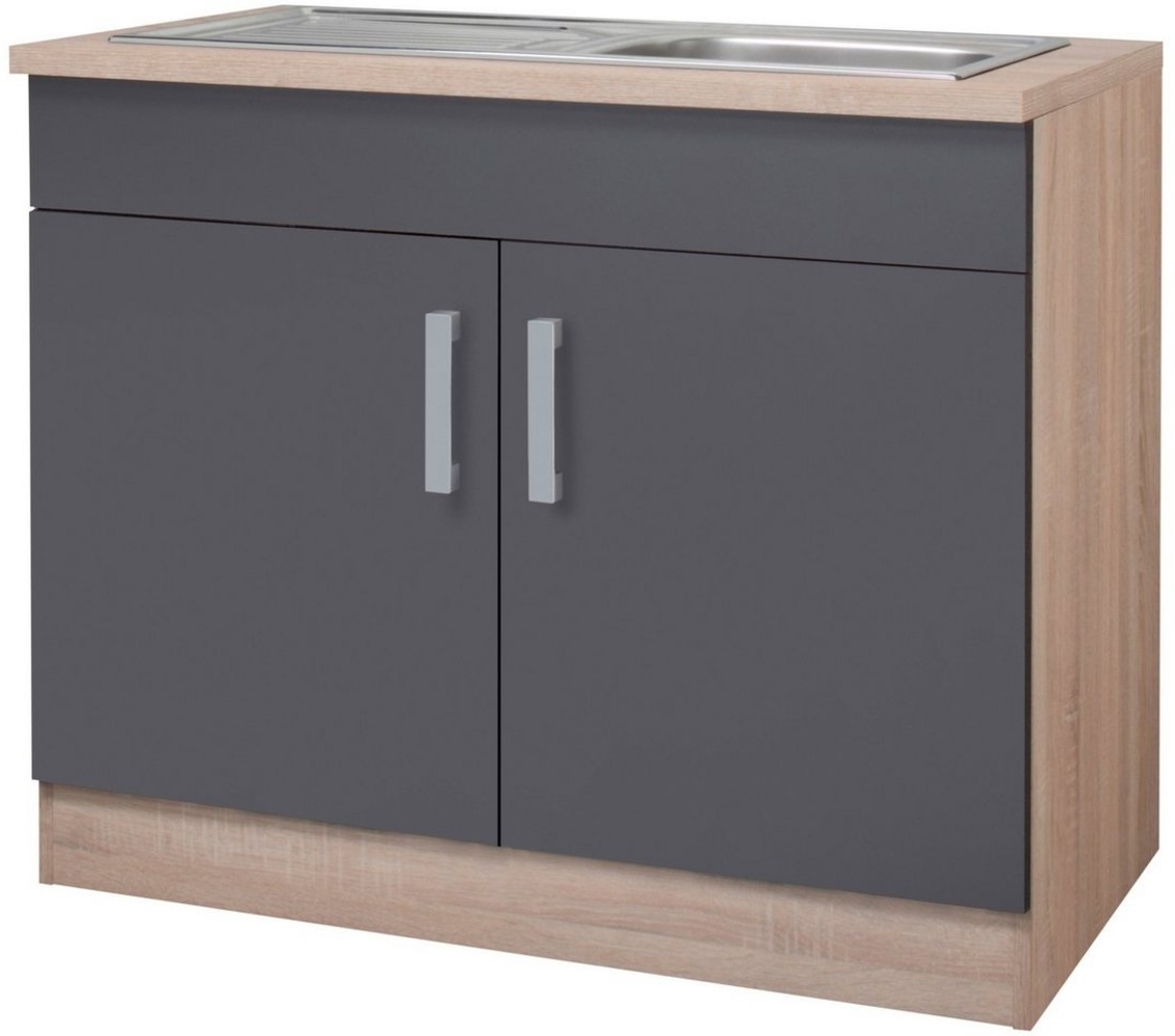 KOCHSTATION Spülenschrank KS-Toronto, Breite 100 cm Bild 1