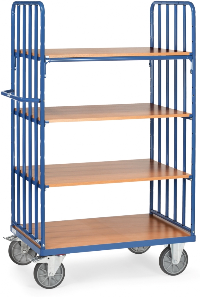 Fetra Etagenwagen mit Böden und Streben 4 Etagen 1000x700 Bild 1