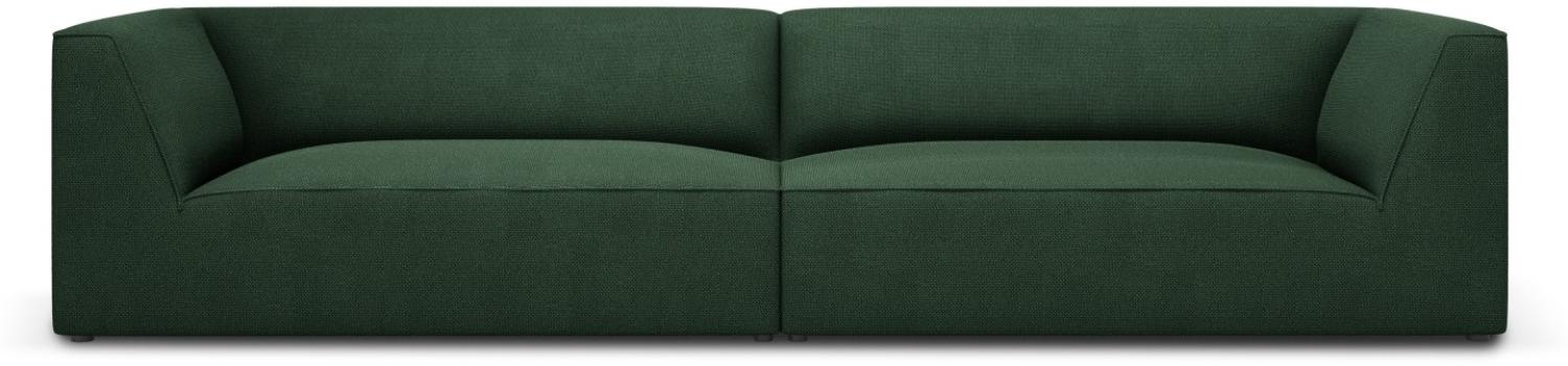 Micadoni 4-Sitzer Sofa Ruby | Bezug Green | Beinfarbe Black Plastic Bild 1