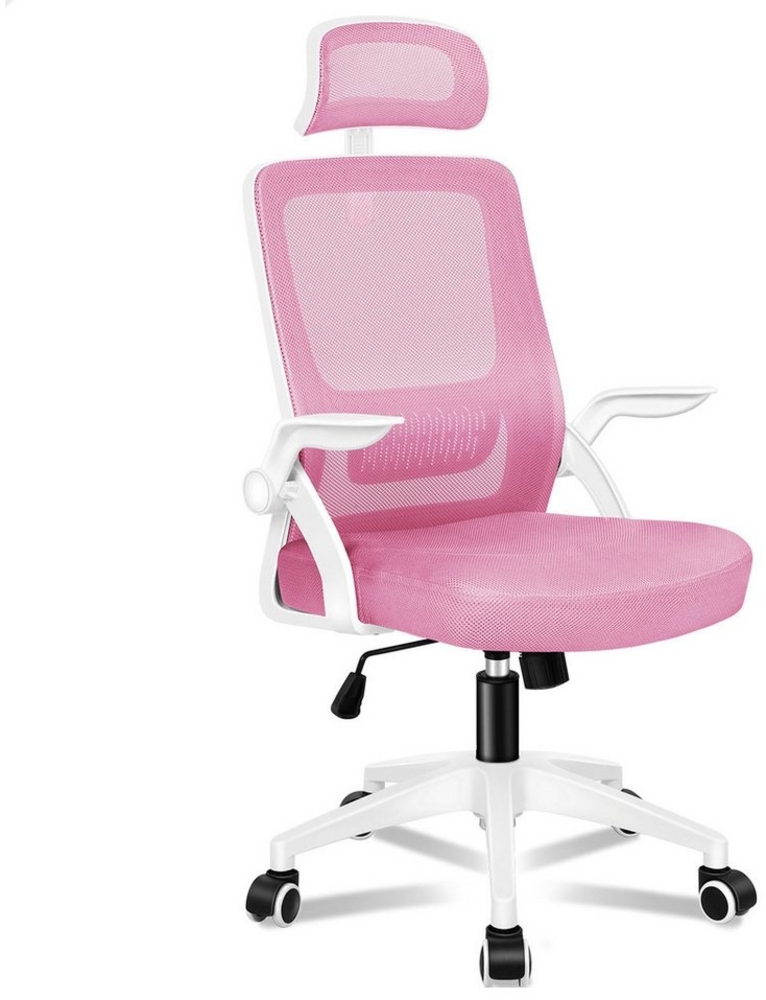 ALFORDSON Bürostuhl mit S-Kurven-Design und hochwertigen Materialien, 360° drehbar und 10 cm höhenverstellbar für Sitzen Bild 1