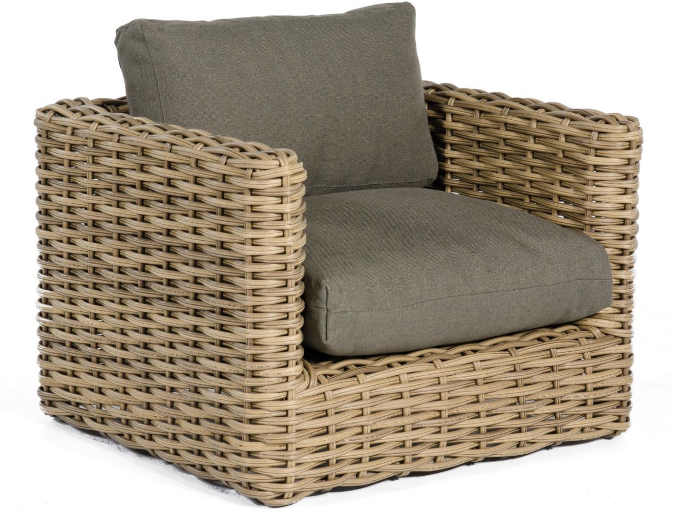 Sonnenpartner Loungesessel Sands Aluminium mit Polyrattan Light Oaks Lounge-Sessel Bild 1