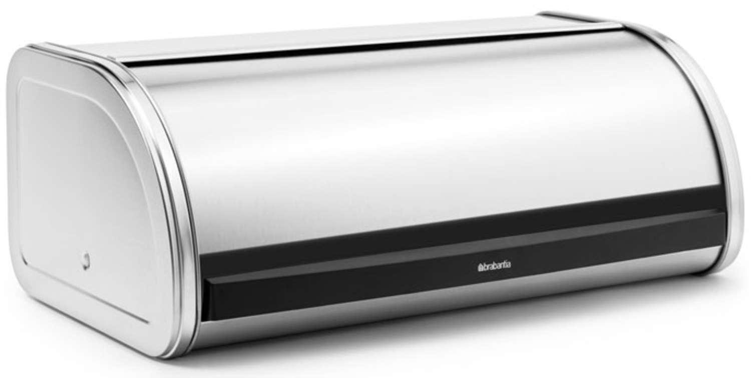 Brabantia Klappbrotkasten Front rund, Stahl matt Bild 1