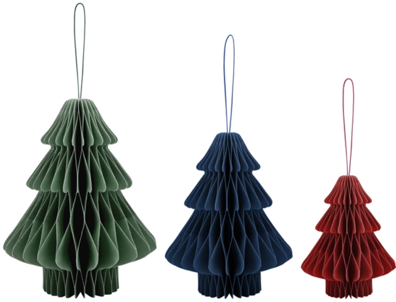 Remember Baumschmuck Tannenbäume 3er-Set Bild 1
