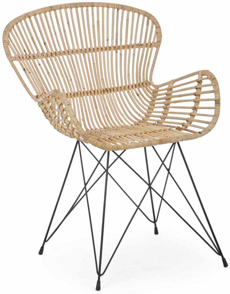 Sessel Venturs aus Rattan, Natur Bild 1