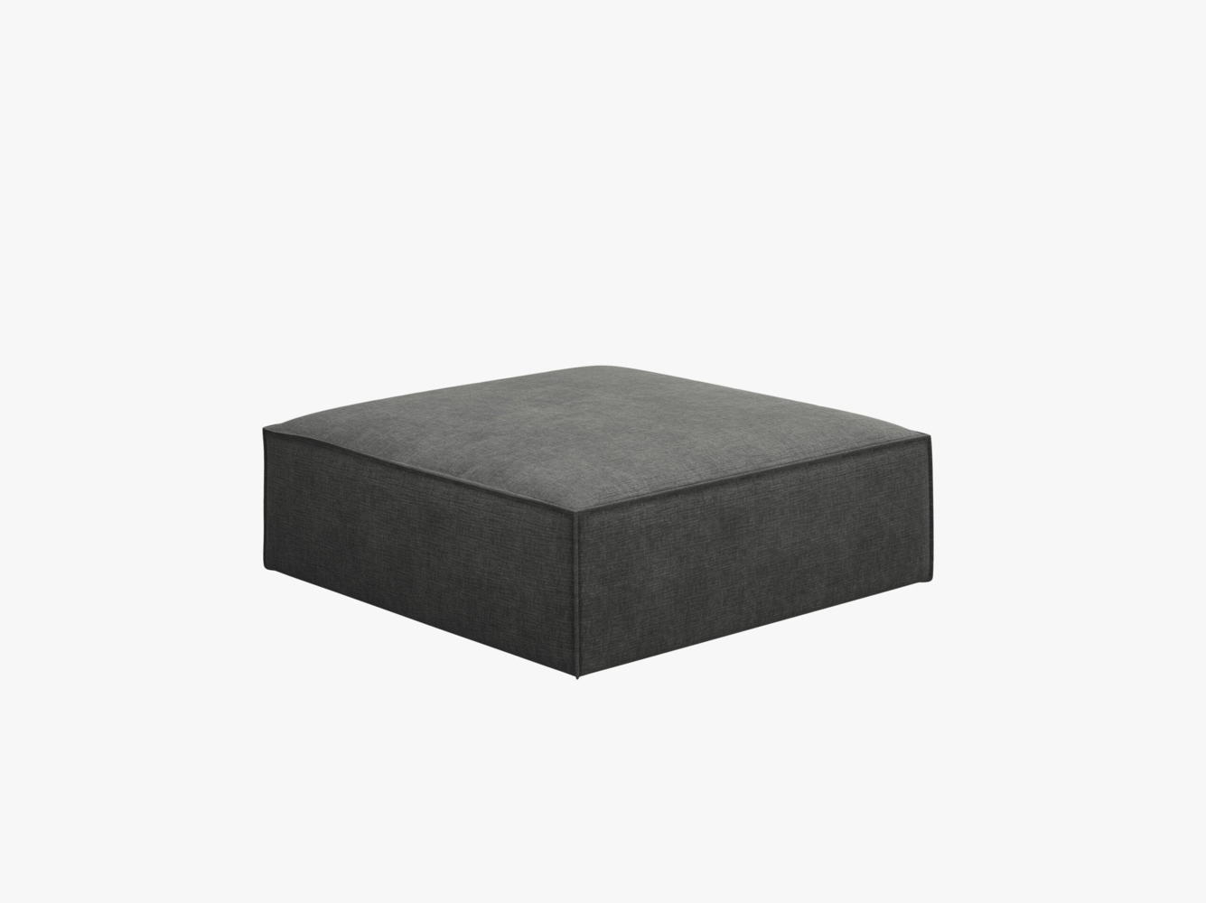 Micadoni Hocker Kaelle 1-Sitzer Chenille Over The Horizon Dunkelgrau Bild 1