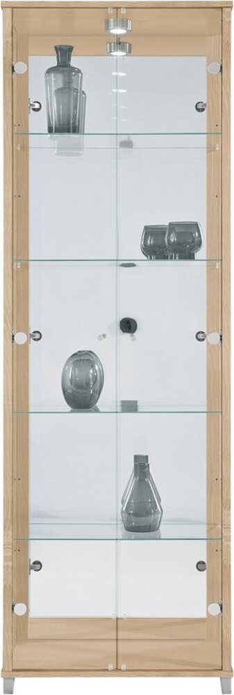 fif möbel Vitrine OPTIMA Standvitrine, Vitrinenschrank, Glasvitrine, Sammlervitrine, LED Bild 1