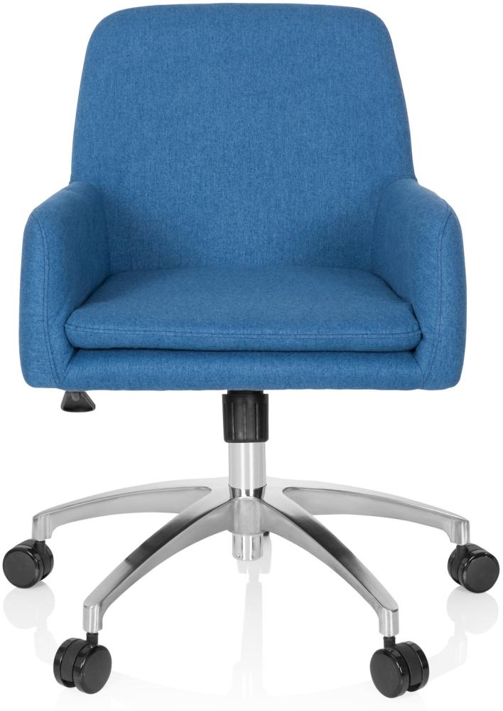 hjh OFFICE Home Office Bürostuhl SHAKE 400 Stoff Blau Bild 1