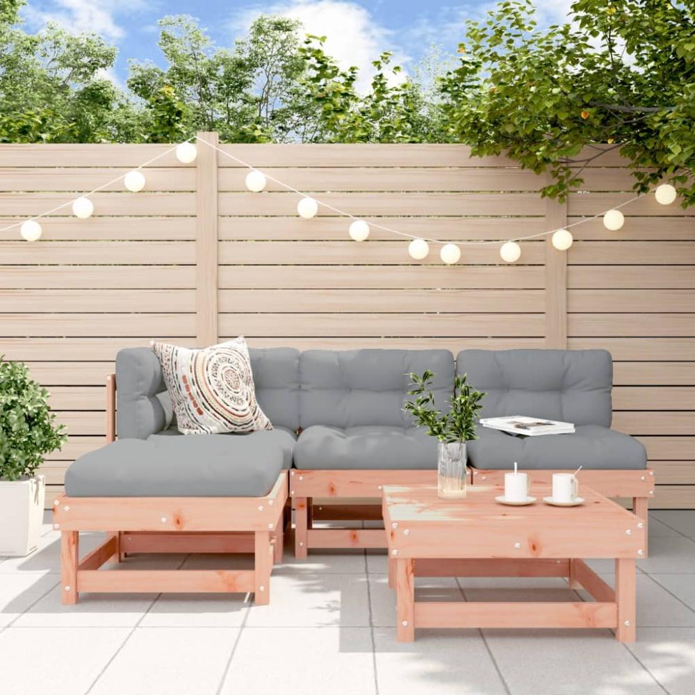 vidaXL 5-tlg. Garten-Lounge-Set Massivholz Douglasie Bild 1