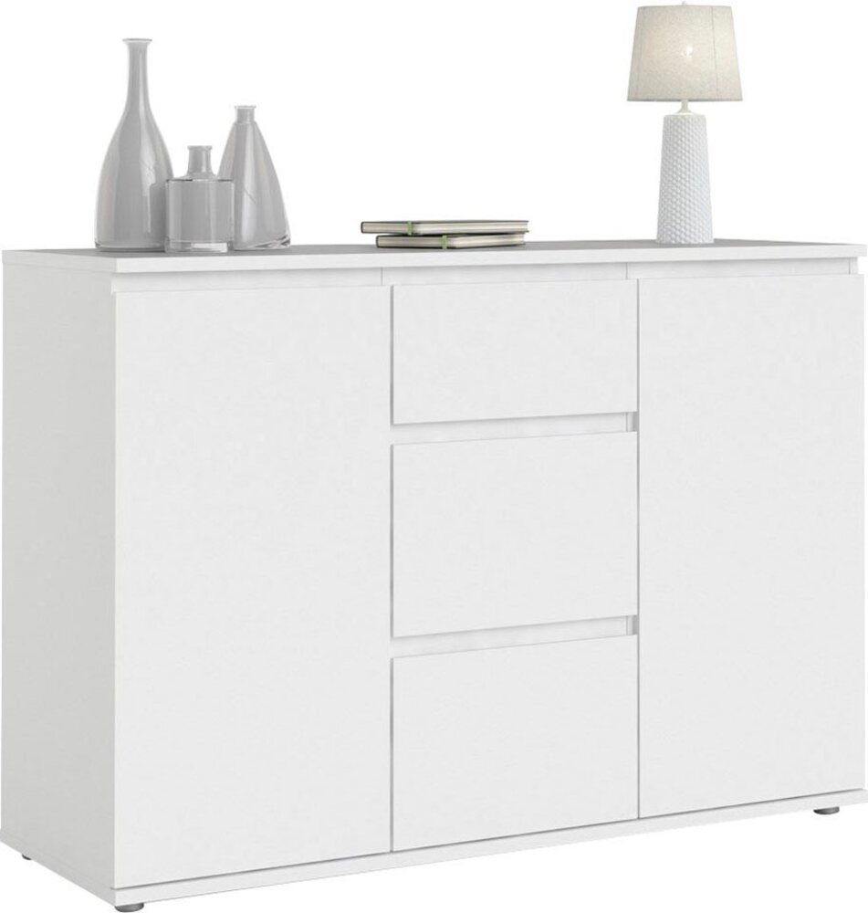 INOSIGN Sideboard Nova, Aufbewahrung, Schubladenschrank, Sideboard, 2 Türen, 3 Schubladen, grifflos, Breit e120 cm, Höhe 84 cm Bild 1