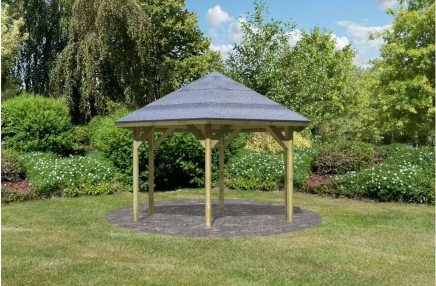 Karibu 6-Eck Pavillon Oslo 2 Bild 1